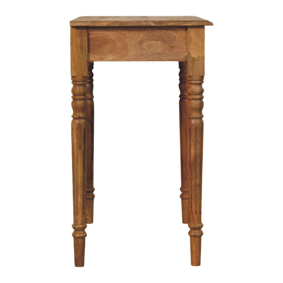Thumbnail: Oakish Turned Leg Writing Desk