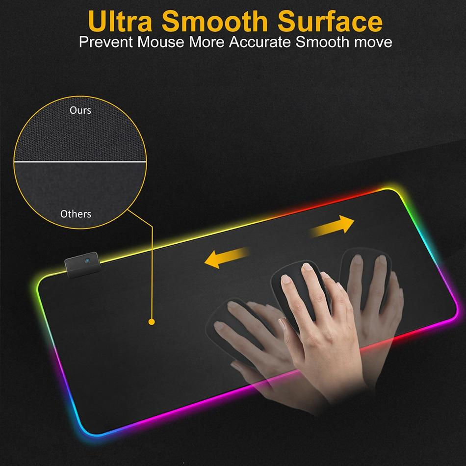 Thumbnail: Ninja Dragons RGB Gaming 1 Touch Light Up Mouse Pad - Large Size