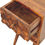 Thumbnail: Mini Chestnut Cube 2 Drawer Bedside