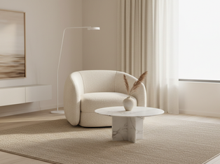 Elevate Your Space with Cream Boucle Seating UK