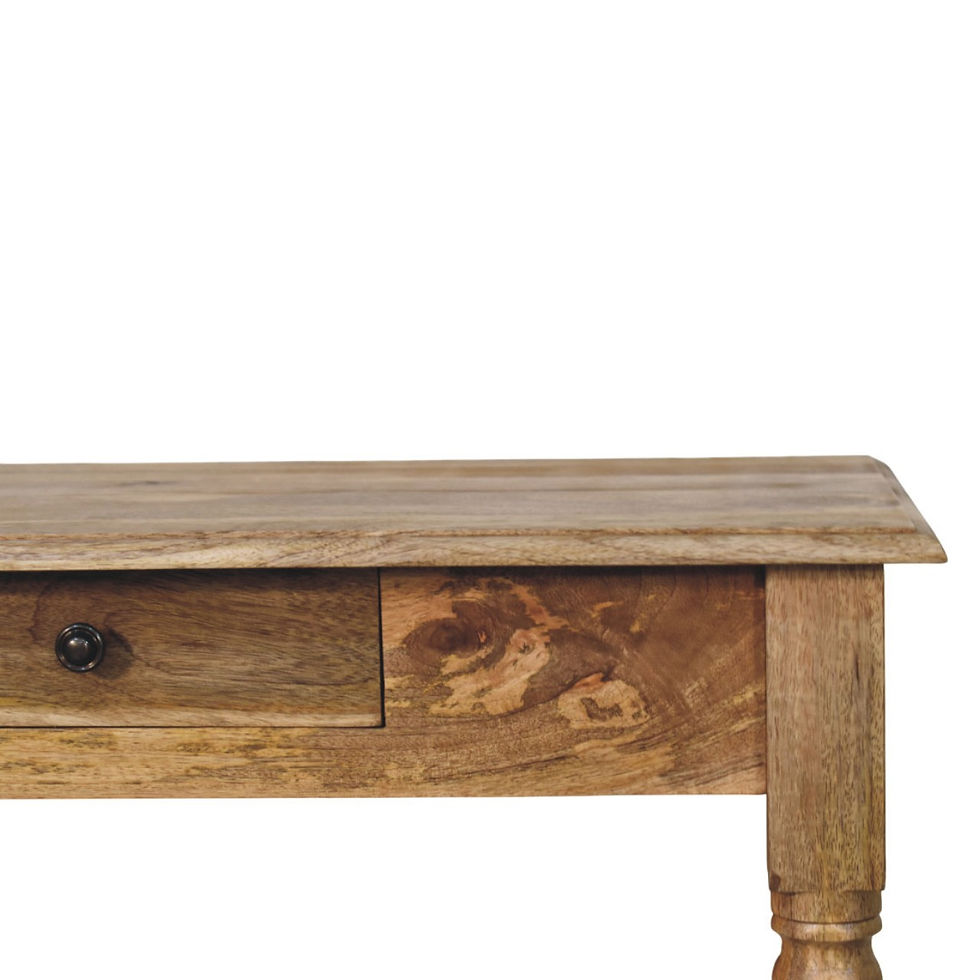 Thumbnail: Oakish Turned Leg Writing Desk