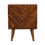Thumbnail: Lille 2 Drawer Chestnut Bedside