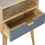 Thumbnail: Grey Tweed Bedside with Open Slot