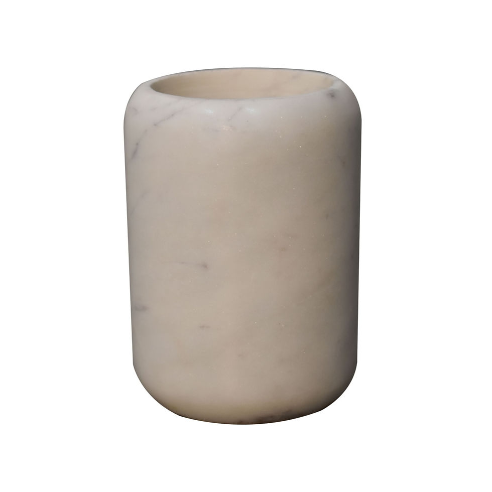 Thumbnail: White Marble Bathroom Set of 5