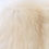 Thumbnail: Very Big Bright Ivory Lambskin Rug. 120 cm.