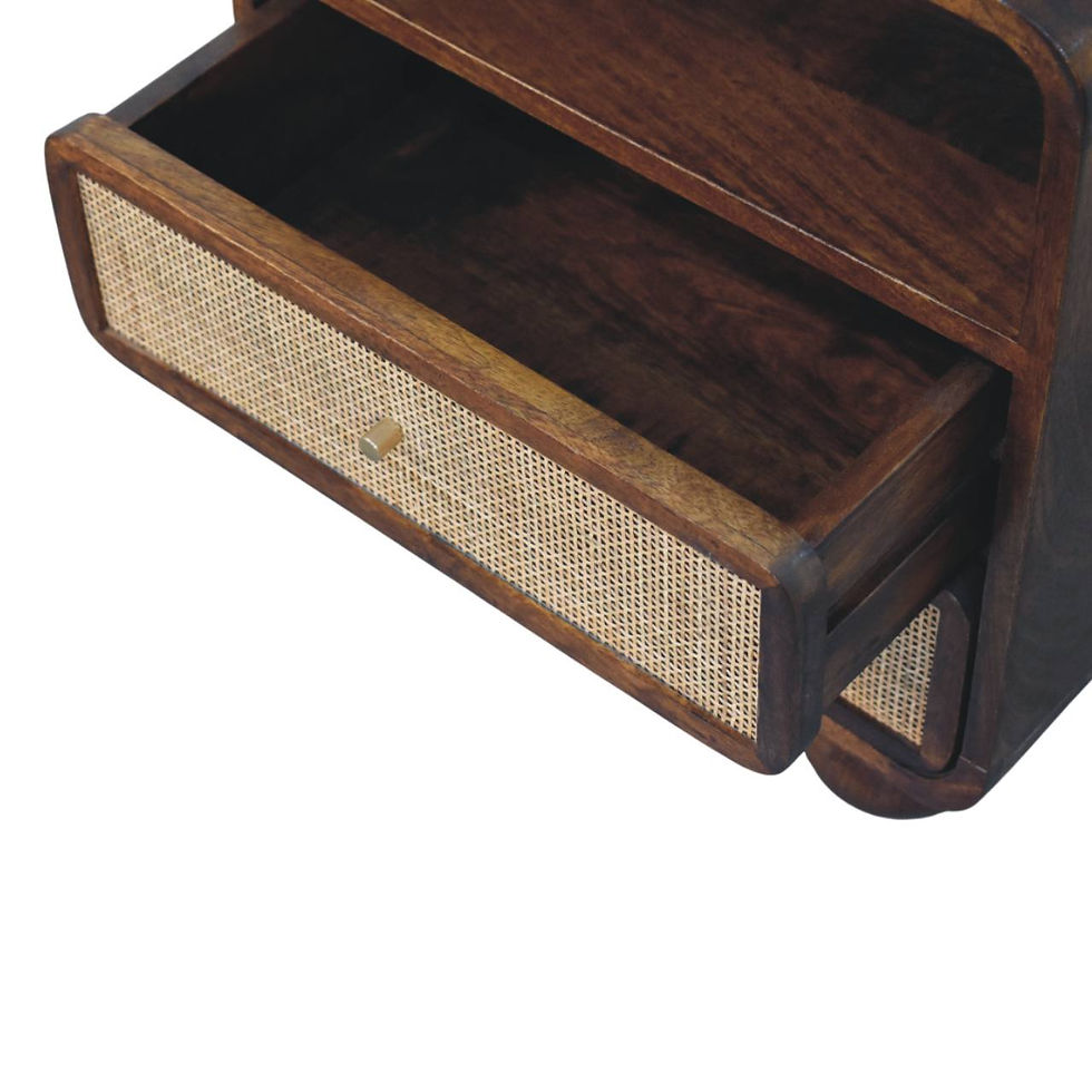 Thumbnail: Larissa 2 Drawer Chestnut Nightstand