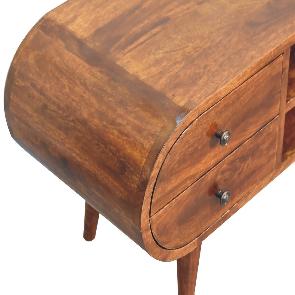 Thumbnail: Chestnut Circular Media Unit