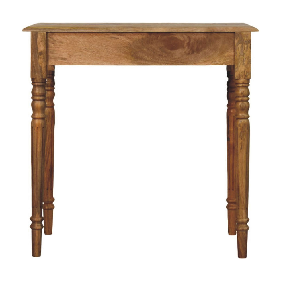Thumbnail: Oakish Turned Leg Writing Desk