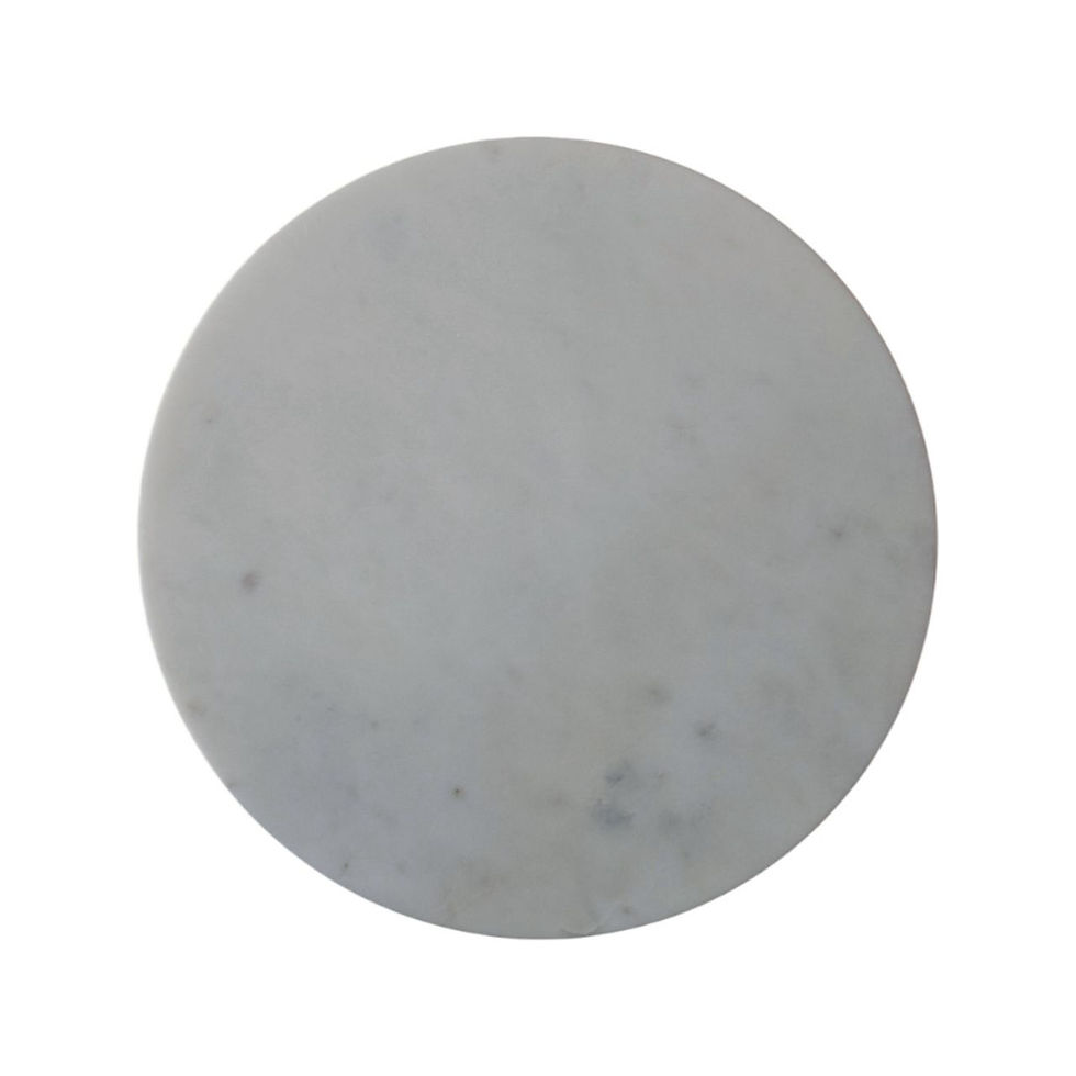 Thumbnail: Fluted Marble Side Table