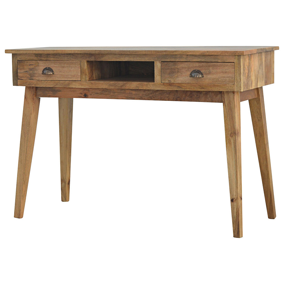 Thumbnail: 2 Drawer Shell Writing Desk