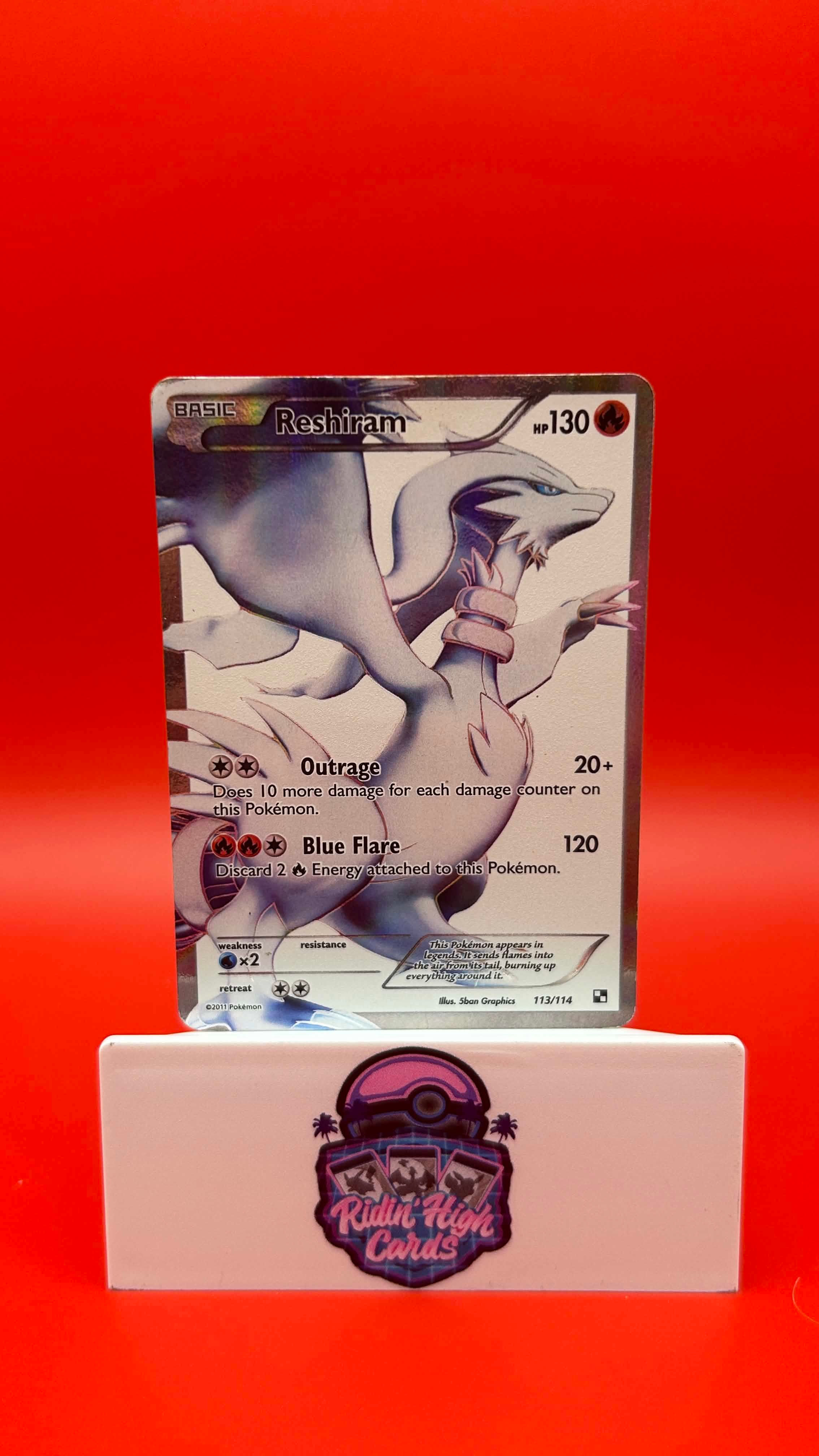 Reshiram 113/114 Black & White Base Set - HP