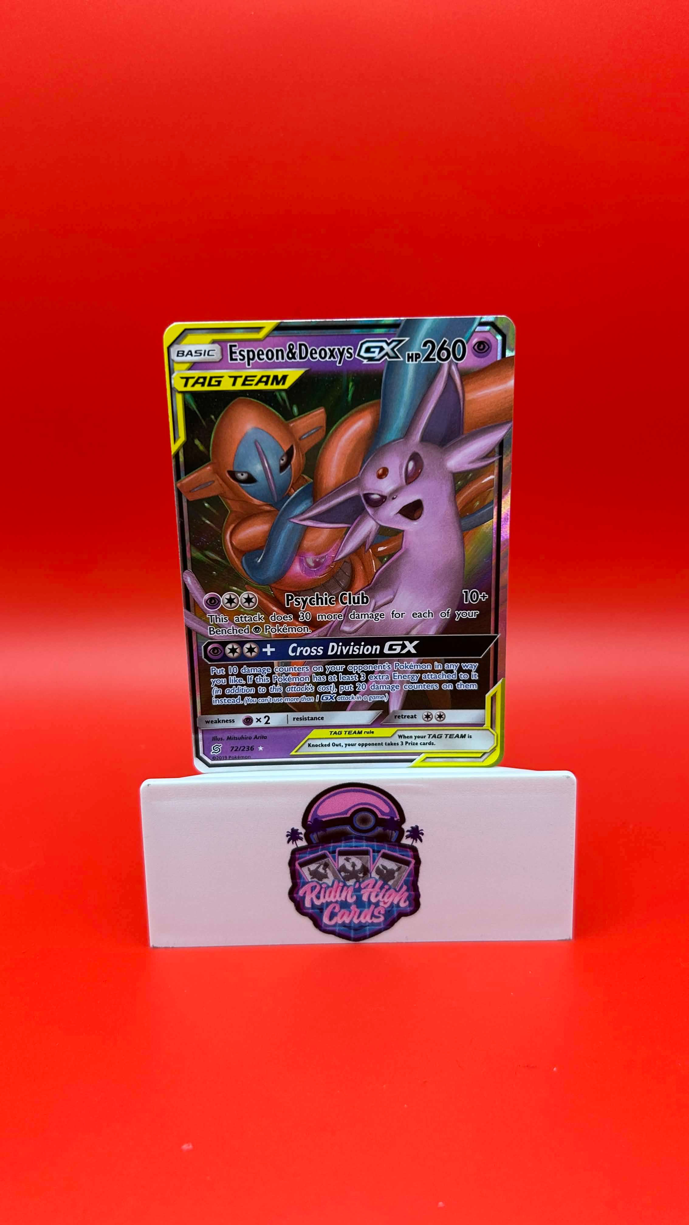 Espeon & Deoxys GX - SM - Unified Minds - LP