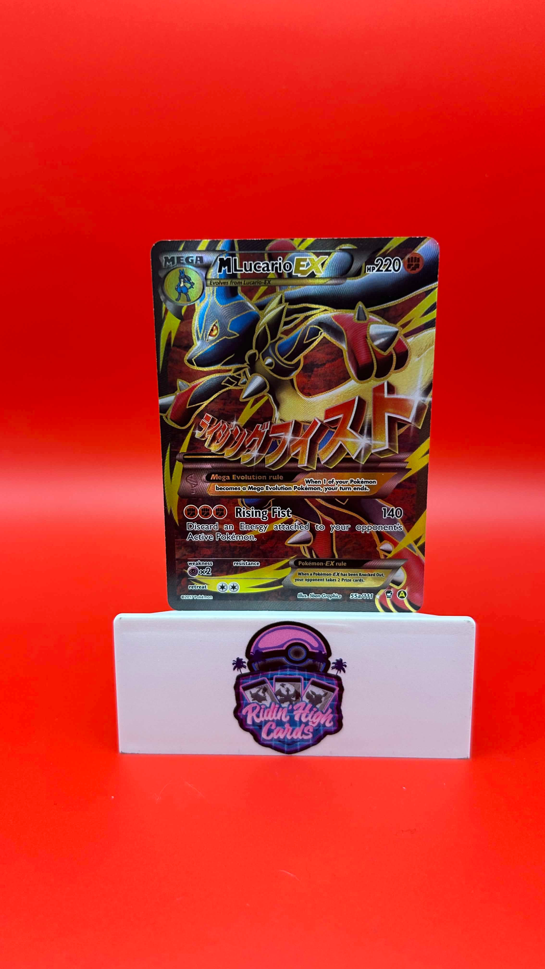 M Lucario EX - 55a/111 - Alternate Art Promos - LP