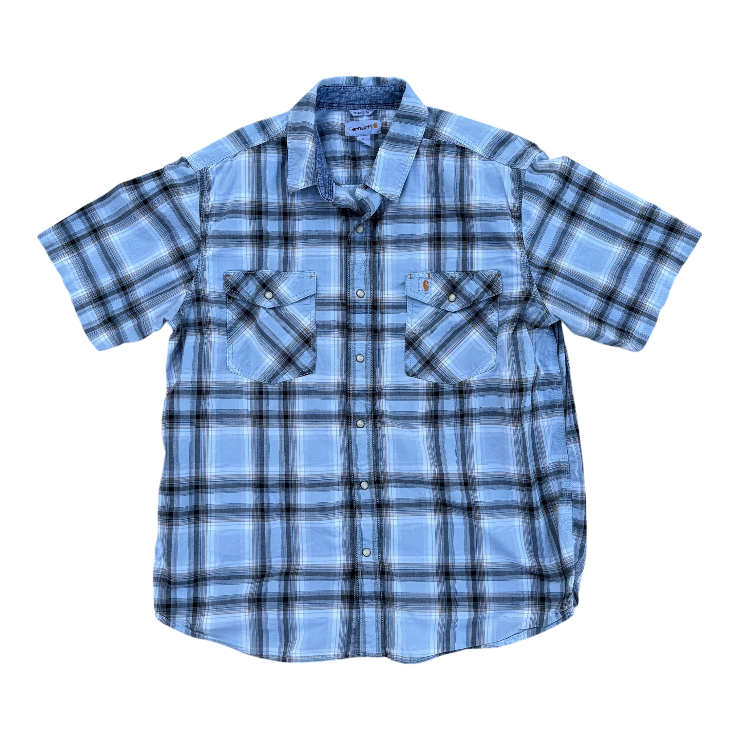 Carhartt plaid button shirt