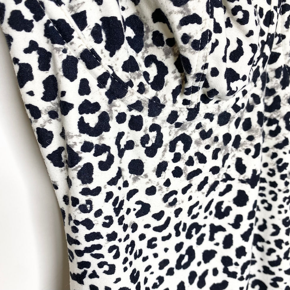 Thumbnail: Vintage Badeanzug Leo Print (S)