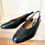 Miniaturbild: Vintage Pumps Schwarz Leder (38)