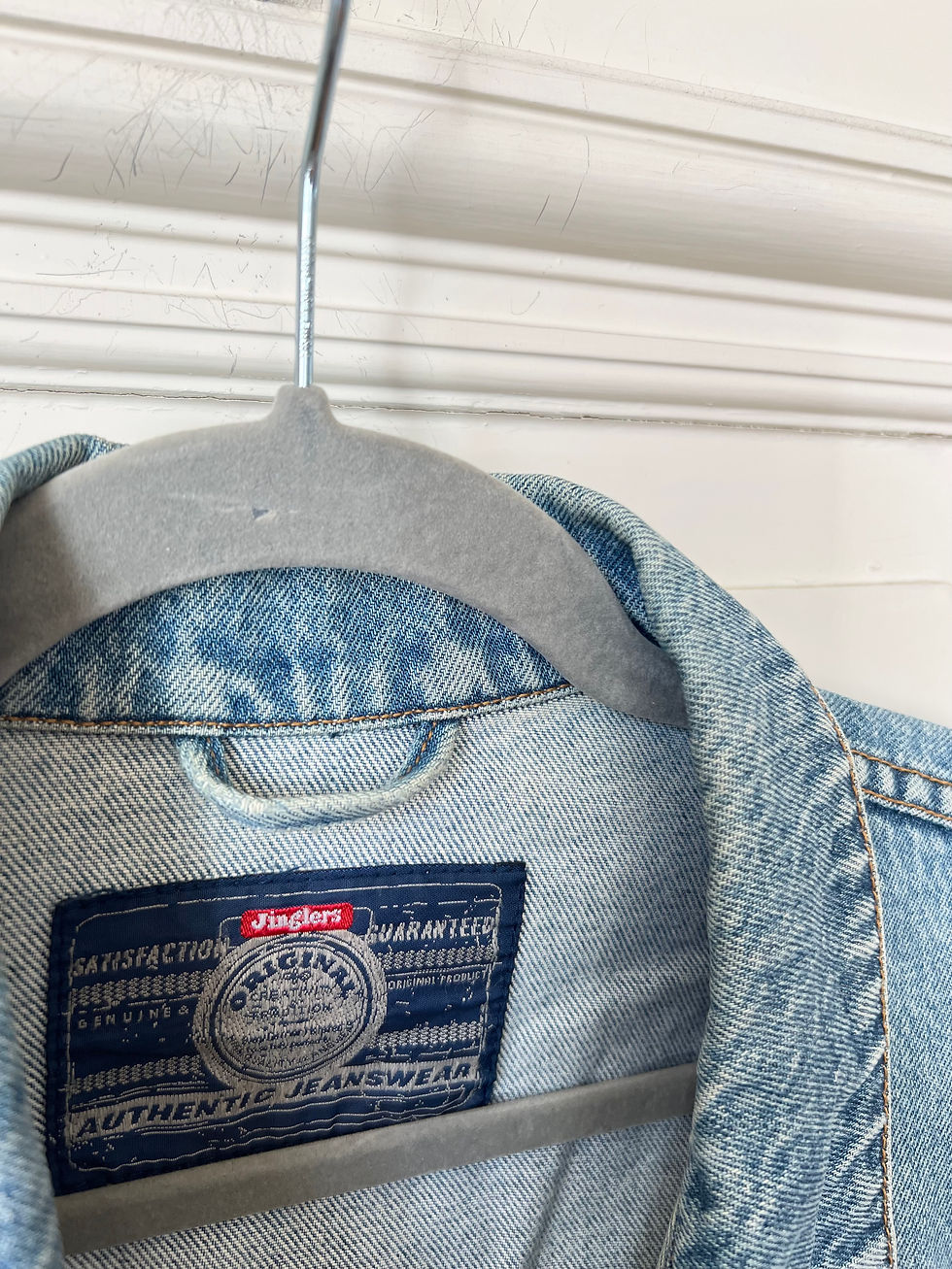 Miniaturbild: Vintage Jeans Jacke (L)