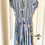 Thumbnail: Vintage Kleid Blau Blumen (M)