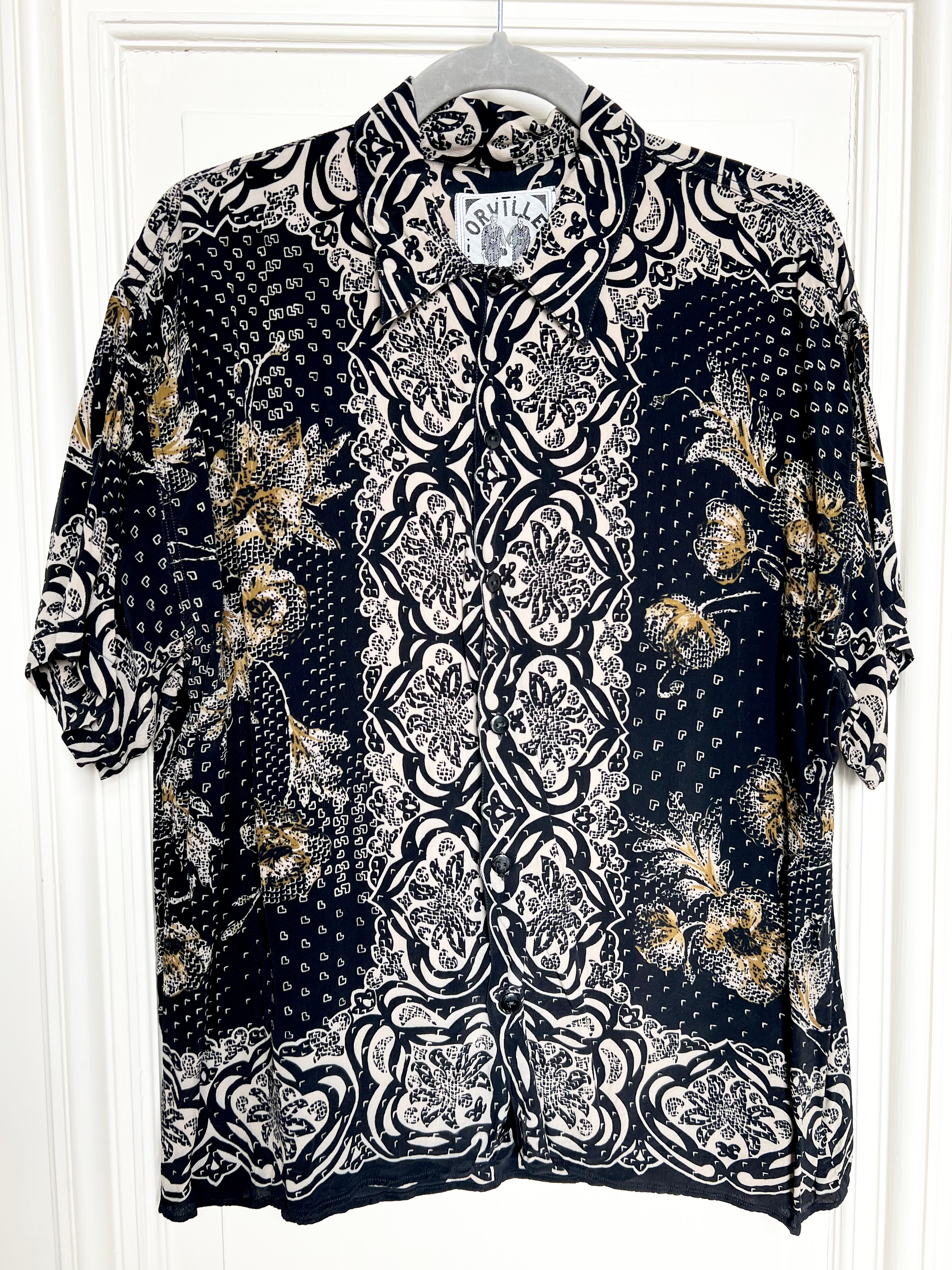 Vintage Bluse Muster (M)