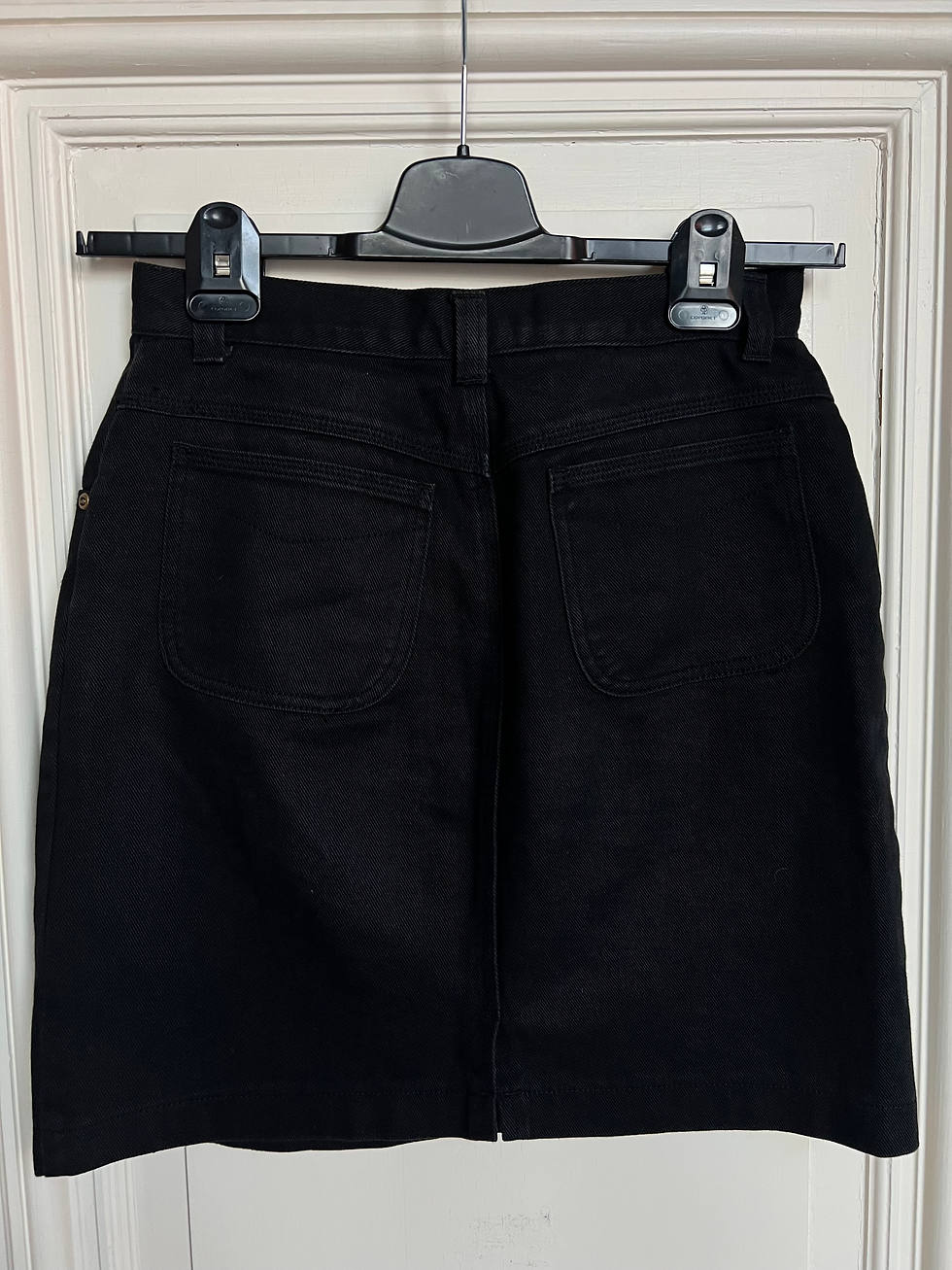 Thumbnail: Vintage Jeans Rock Schwarz highwaisted (M)