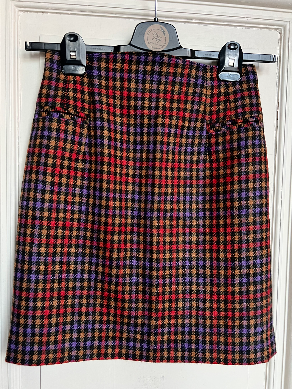 Vintage Rock highwaisted Karo Muster (S)