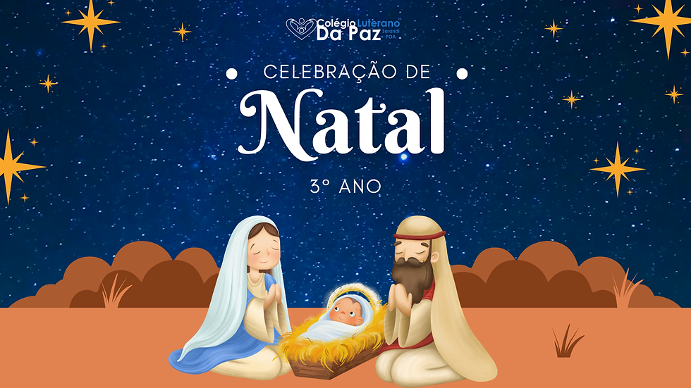 Celebração de Natal - 3° ano