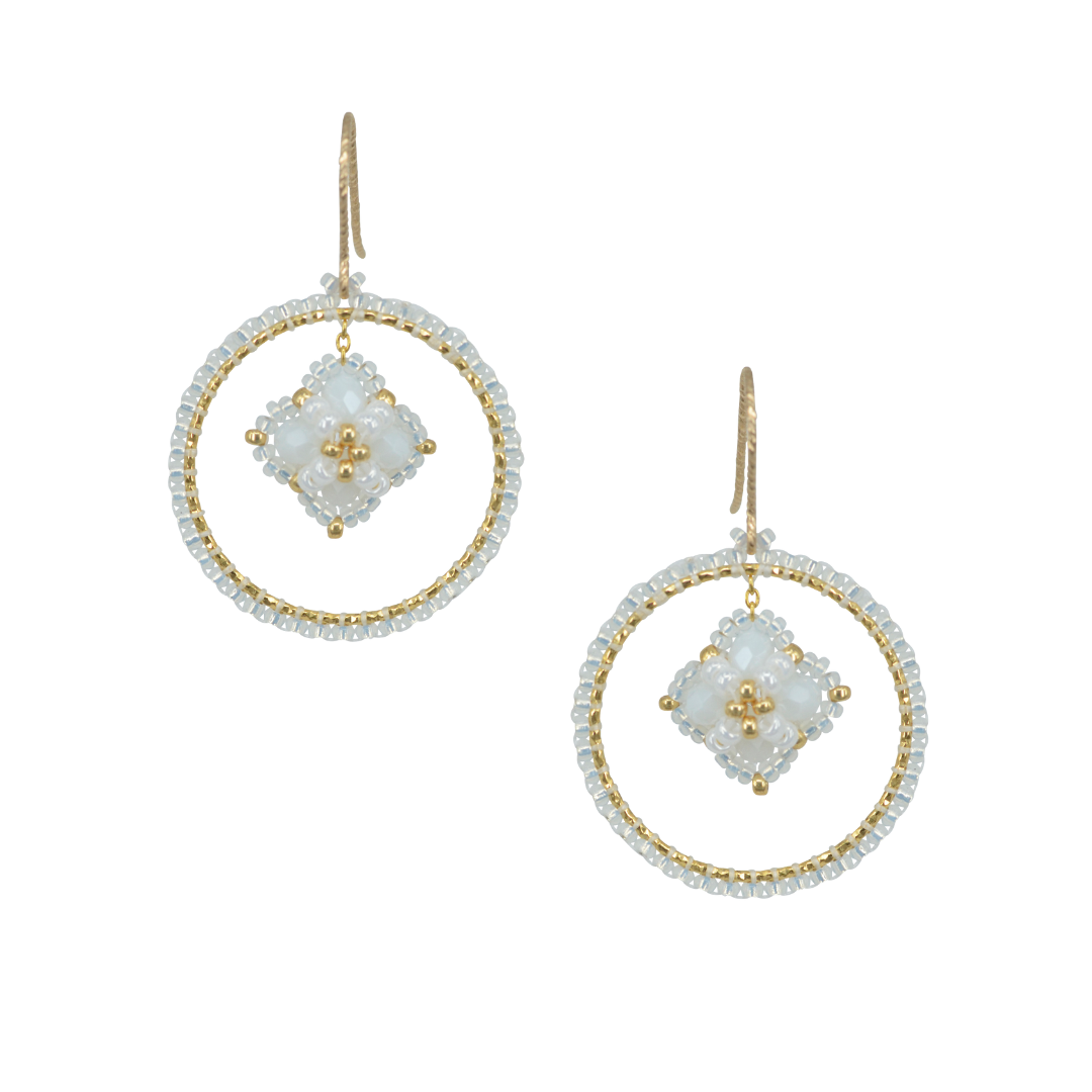 B2B Ohrringe LARISSA | Weiß