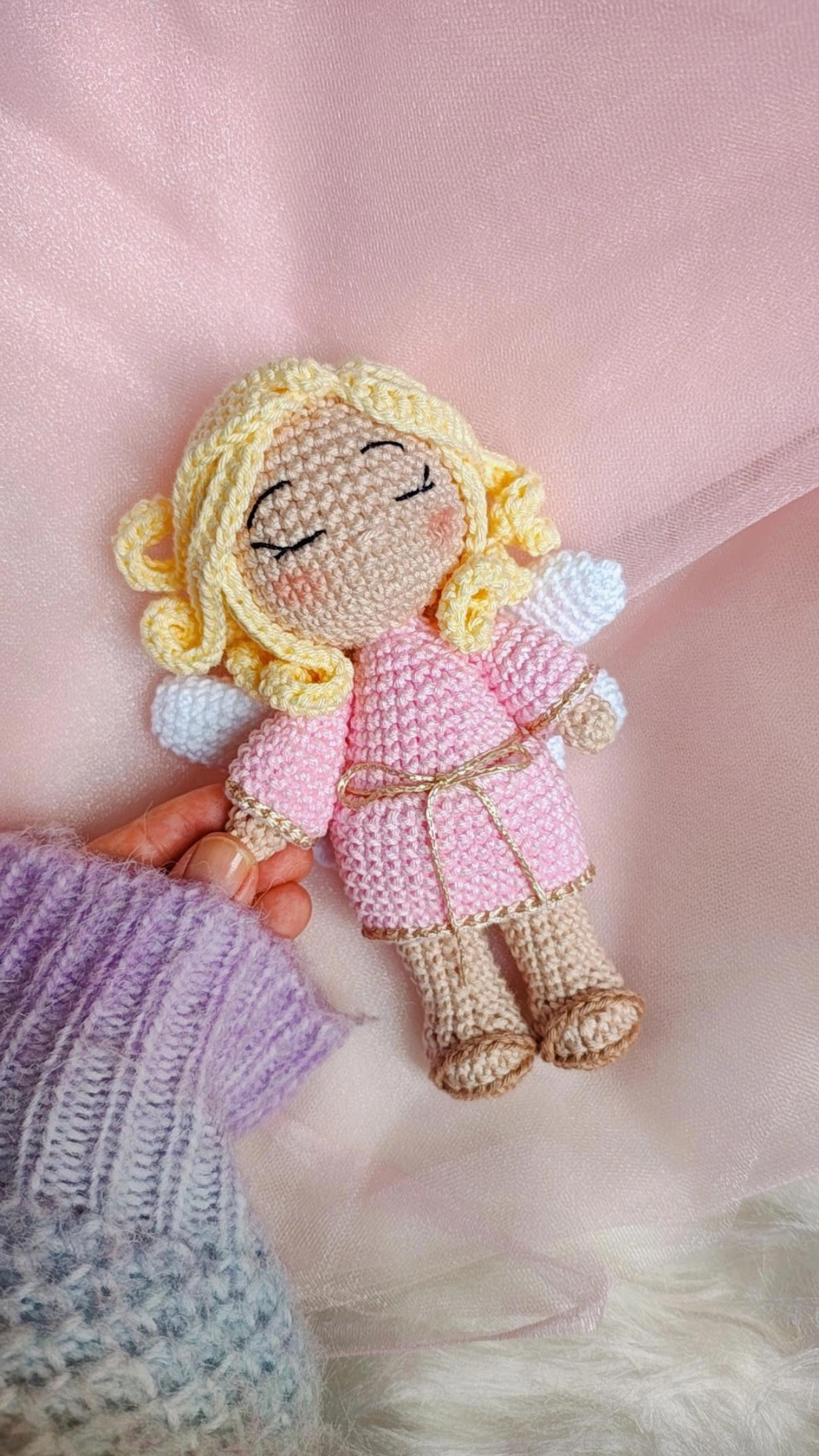 Receita em PDF Anjinha Amigurumi