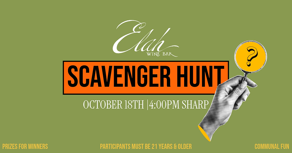 ELAH WINE SCAVENGER HUNT