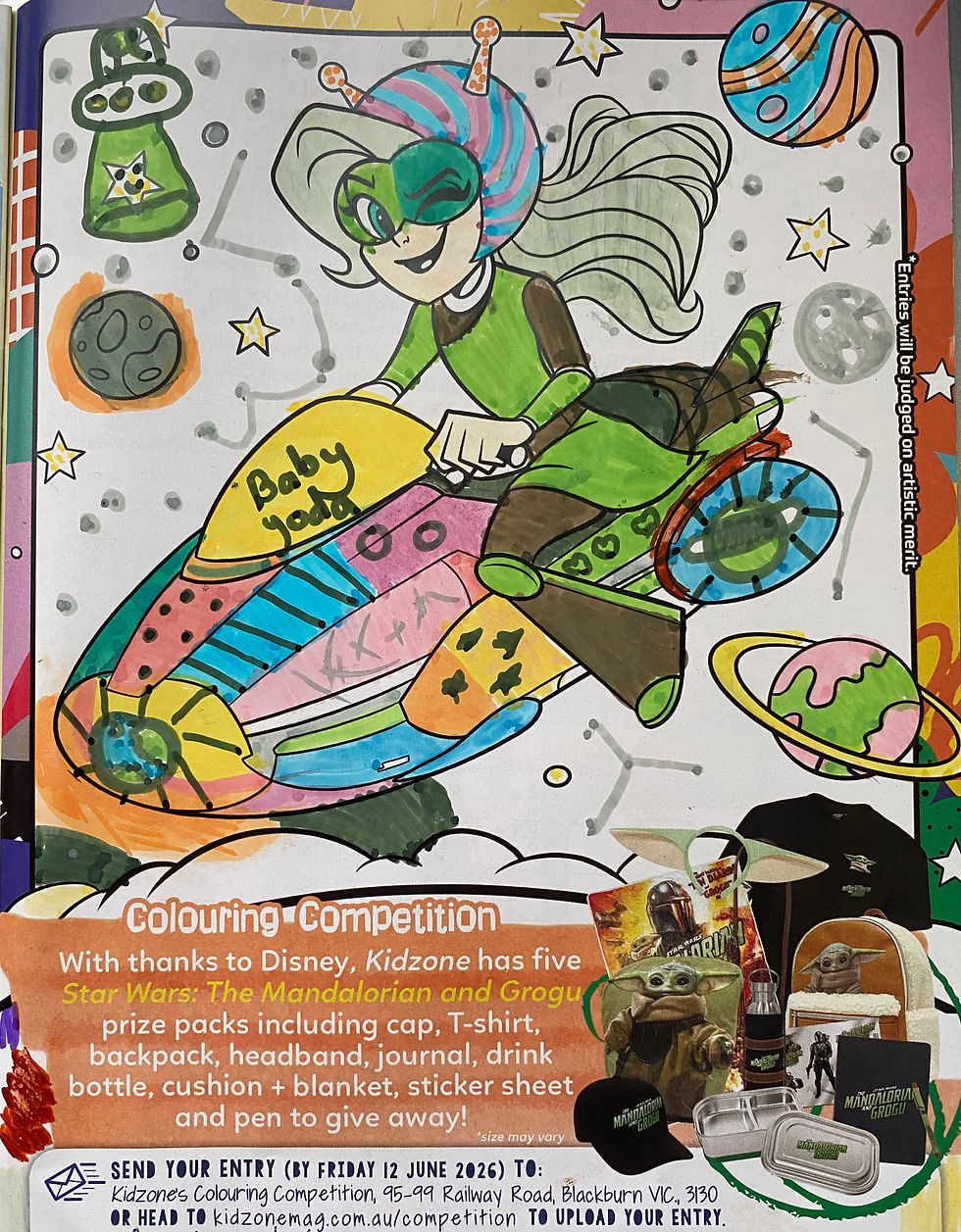 23 May colouring - Winners