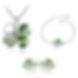 Crystal Set - Sweet Clover Necklace, Earrings, Bracelet