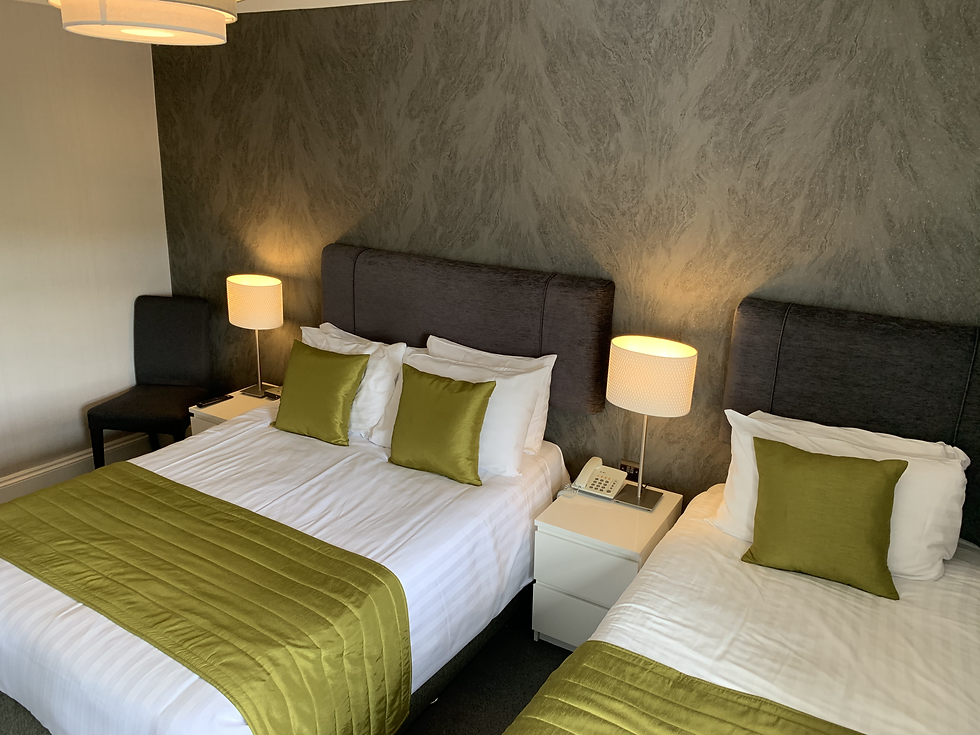Family Room one double and single beds