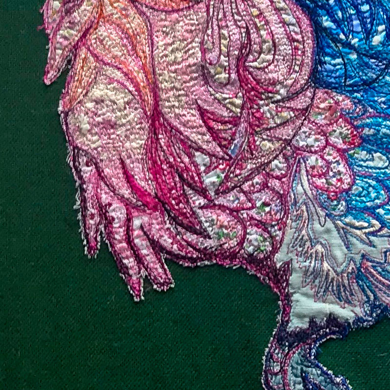 Thumbnail: Cockerel A3 Mounted Print