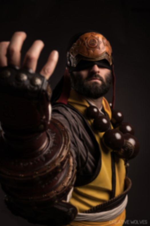 Warrior Monk Leather Armor Diablo 3 Front Lifestyle View