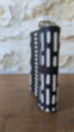 Thumbnail: Star Wars Empire Death Star Leather Flask Back Side View