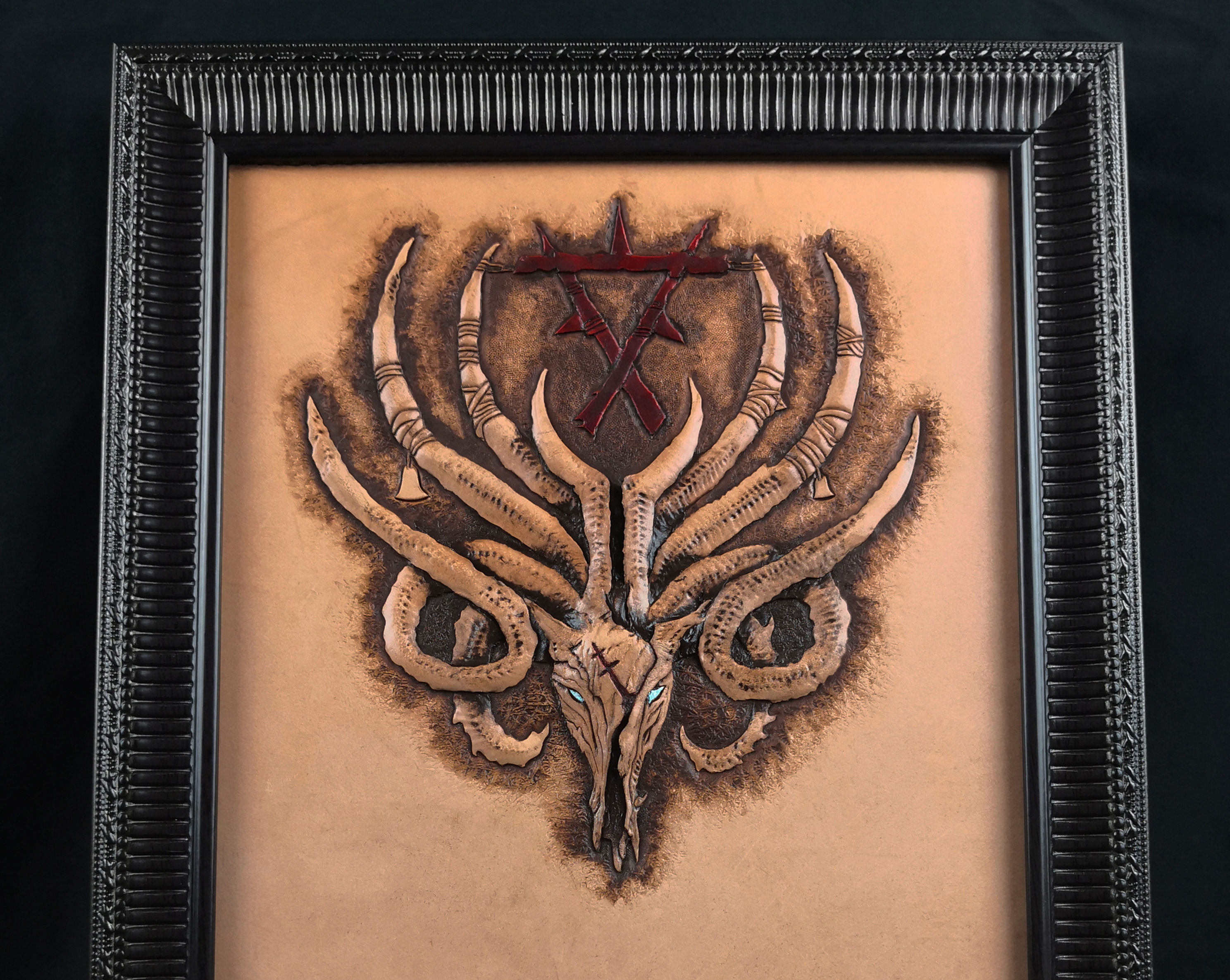 Warhammer Skaven Leather Valet Dice Tray Frame View Icon