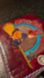 Thumbnail: Kiki's Delivery Leather Bifold Wallet Details View