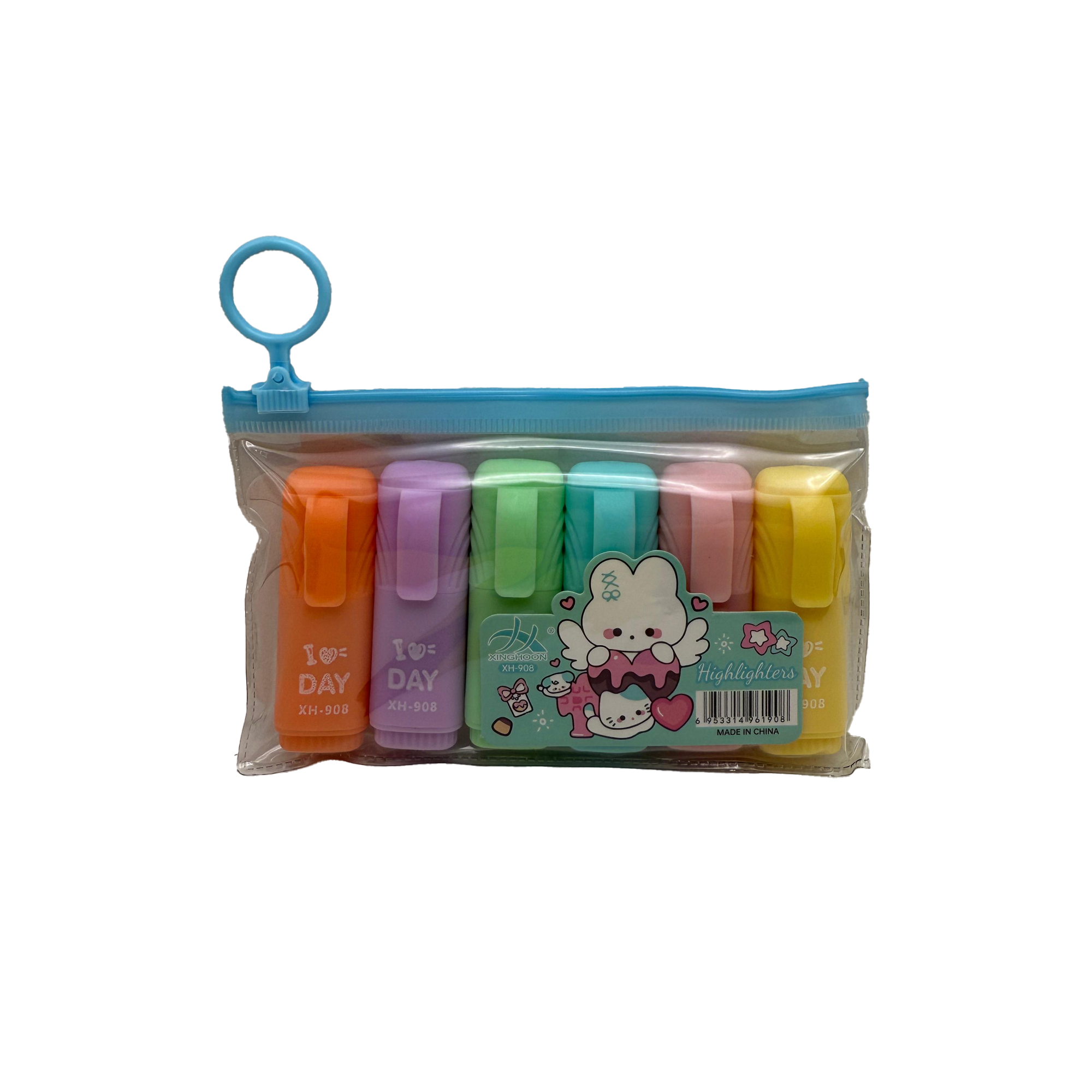 Kit Marca Texto - 6 Cores