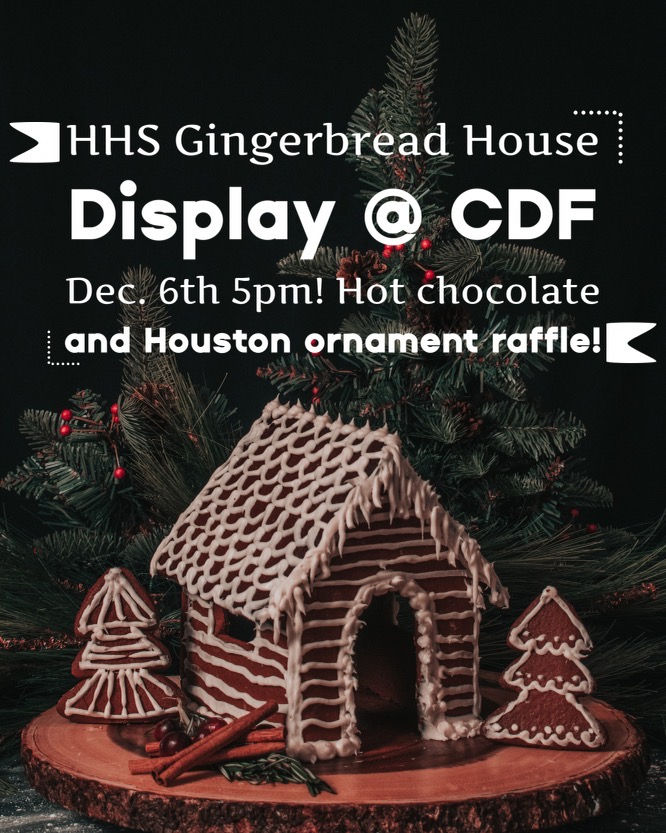 HHS Gingerbread House Display