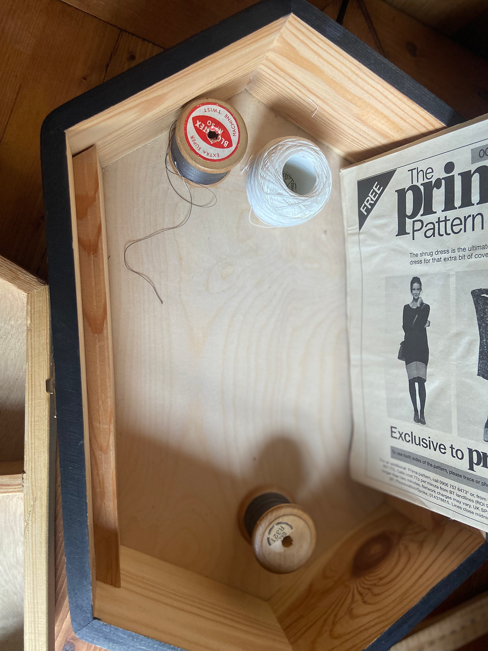 Thumbnail: Vintage Sewing Box