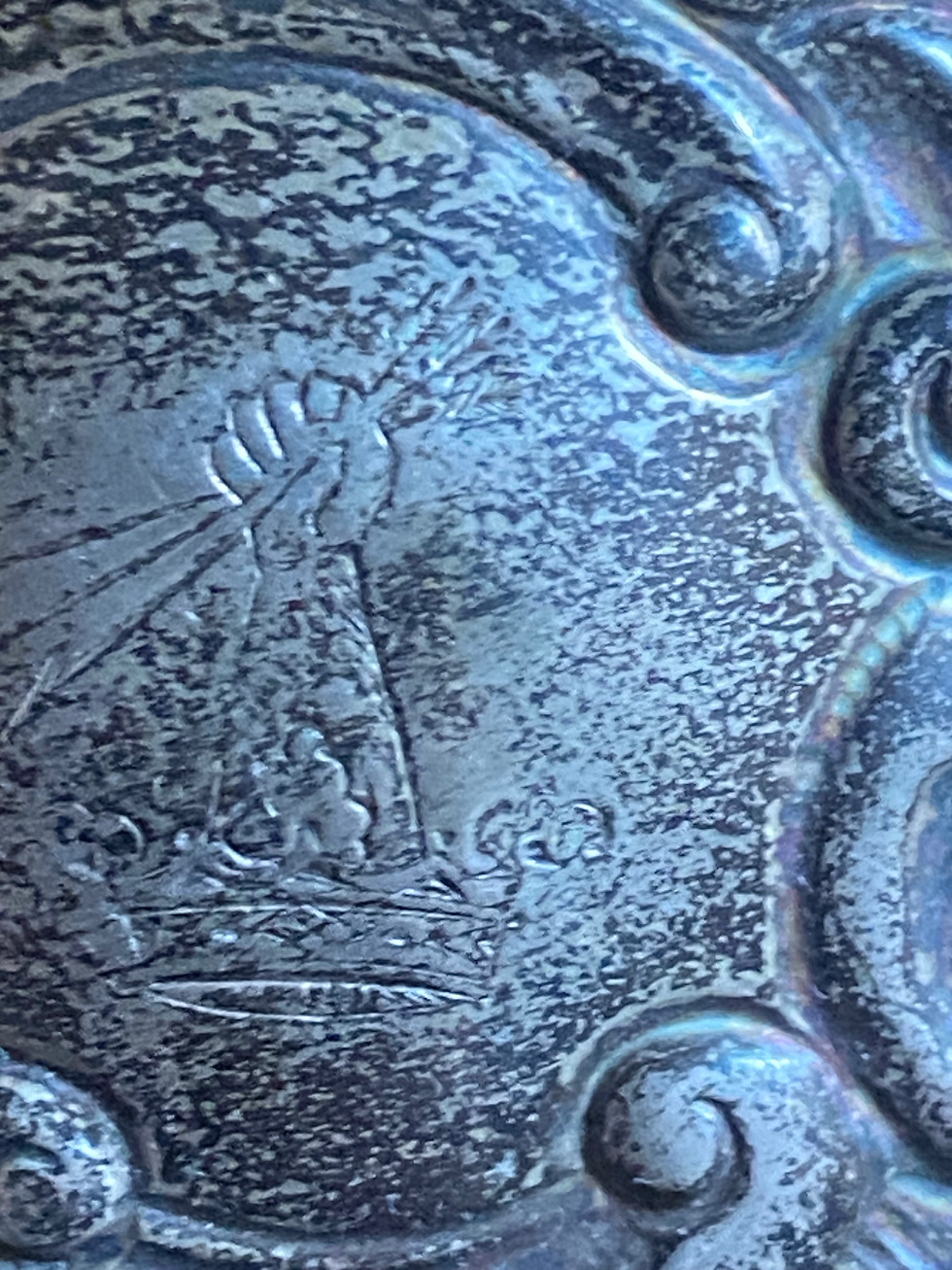 Thumbnail: 1897 London Silver Dressing Table Lidded Pot 