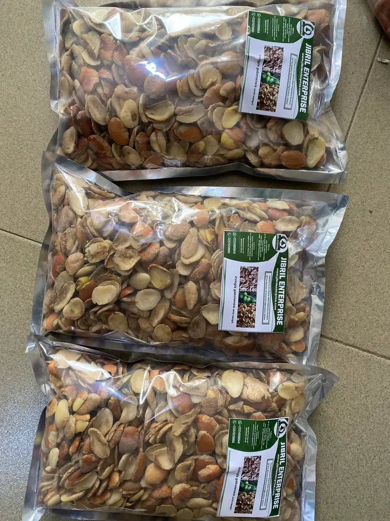 Thumbnail: Irvingia gabonensis (wild mango, Ogbono), 200g/$15, shipping /$20, Phyto /$12