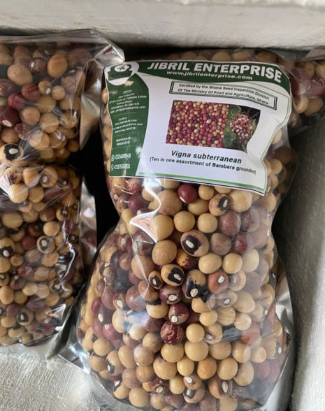 Thumbnail: Multicolored Vigna subterranean , 200g/$10, shipping $20, phyto certificate $12