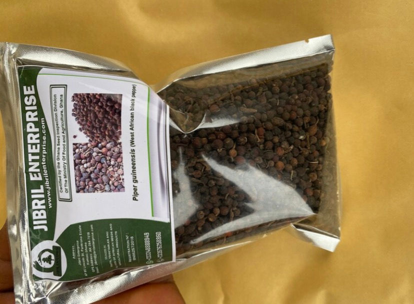 Thumbnail: West African black pepper ,100g/$13, shipping $15, phyto certificate $12