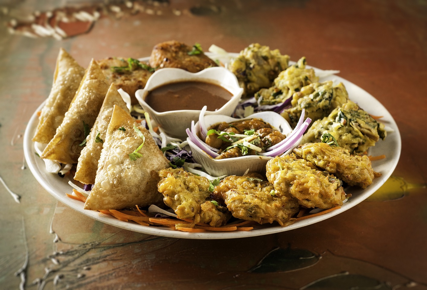 Arranged Food and Objects
