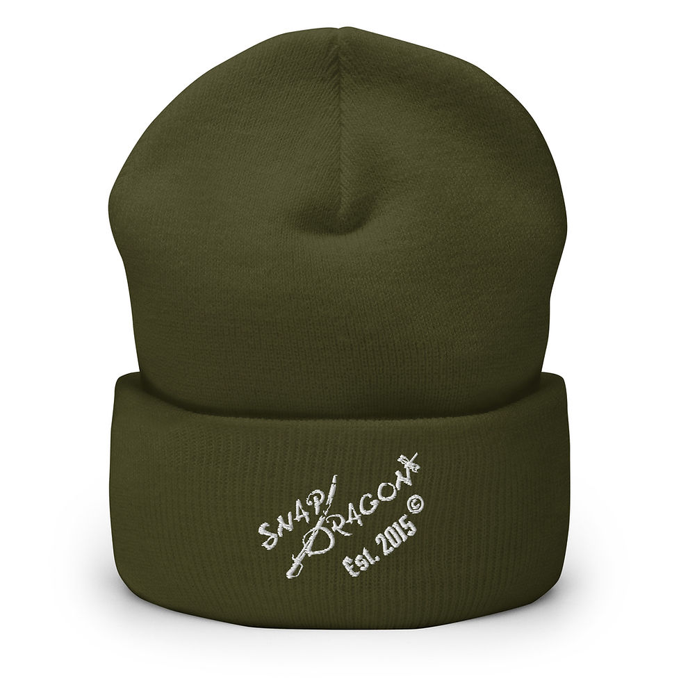 Thumbnail: Cuffed Beanie - White Logo