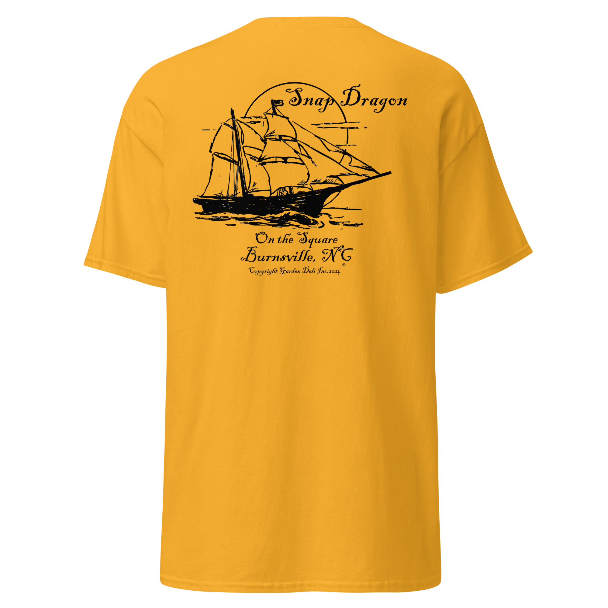 "CAROLINA MOON" T-Shirt - (Gold)