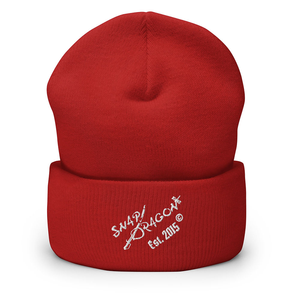 Thumbnail: Cuffed Beanie - White Logo