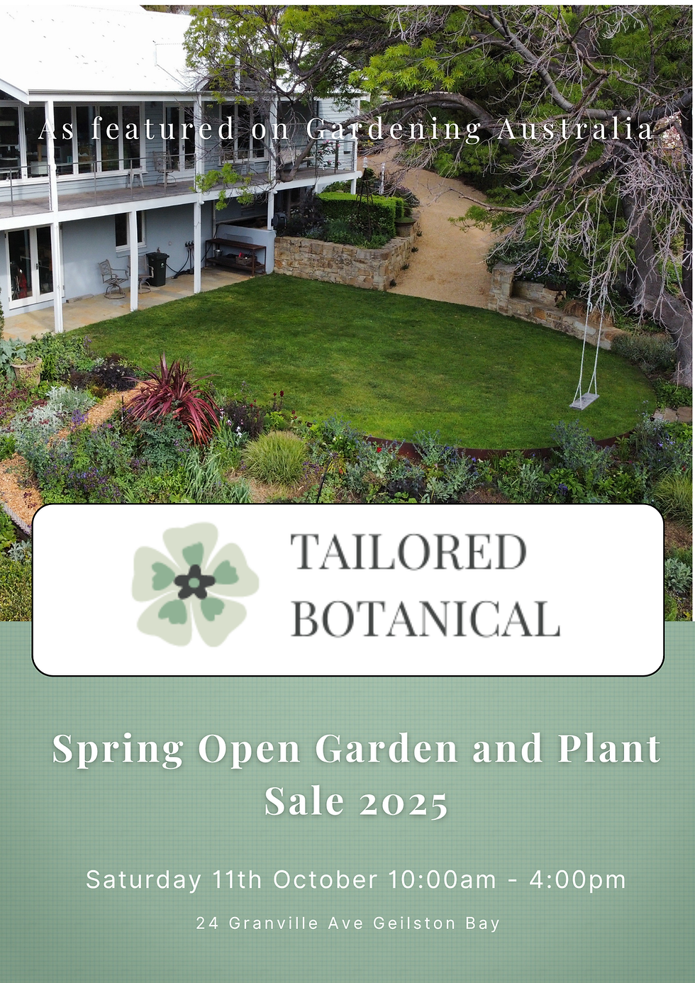 Spring Open Garden and Plant Sale 2025