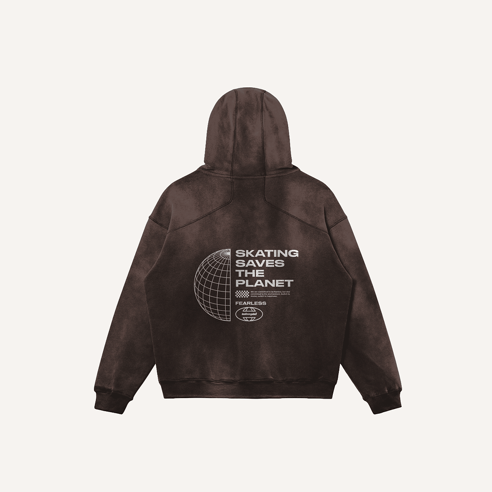 Thumbnail: Skating saves the planet Hoodie